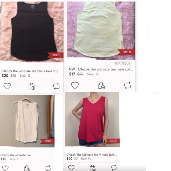 CHICOS SZ 2. (LG) GREEN TANK TOP - Picture 8 of 11